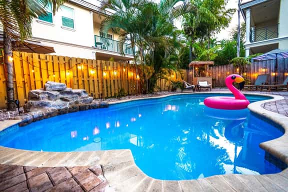 Rock Waterfall Pool | Bold Design | Sleeps 6 - Image 1