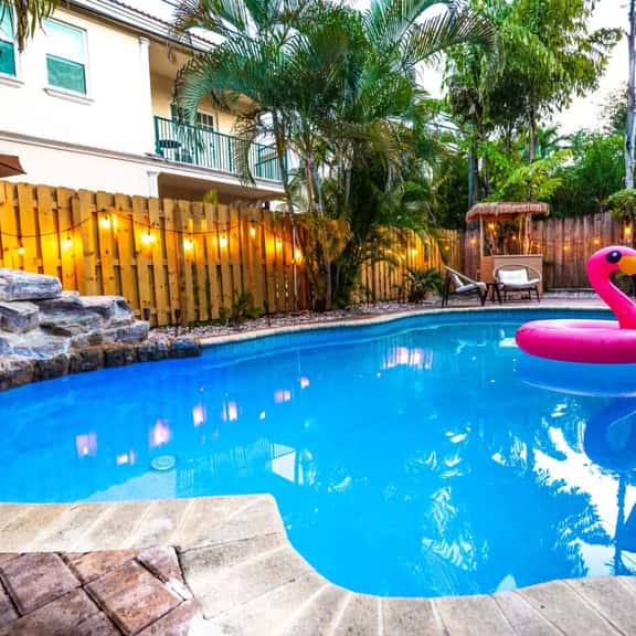 Rock Waterfall Pool | Bold Design | Sleeps 6 - Image 1
